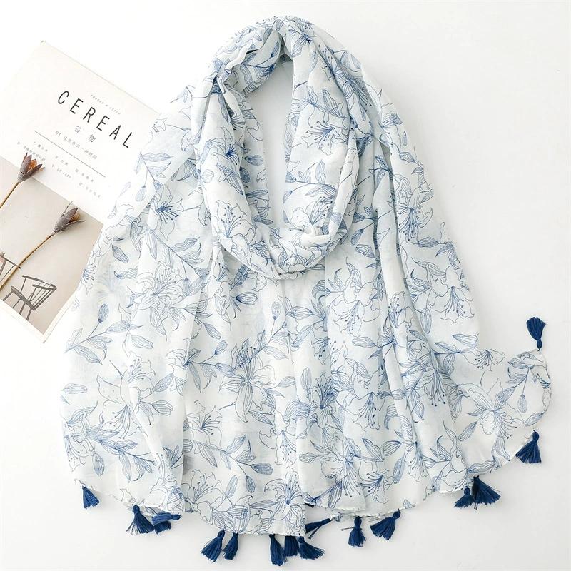 Bohemian Ethnic Style Sunscreen Scarf Beach Shawls Arabian Scarf Middle East Dubai Turkey Palestinian Hijab Scarves