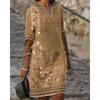 Women's Sexy V-neck T Shirt Dress Summer Women's Top Short Sleeve Dress  Women's Slim Midi Dress Beach Skirt Printed Dress Casual KTY