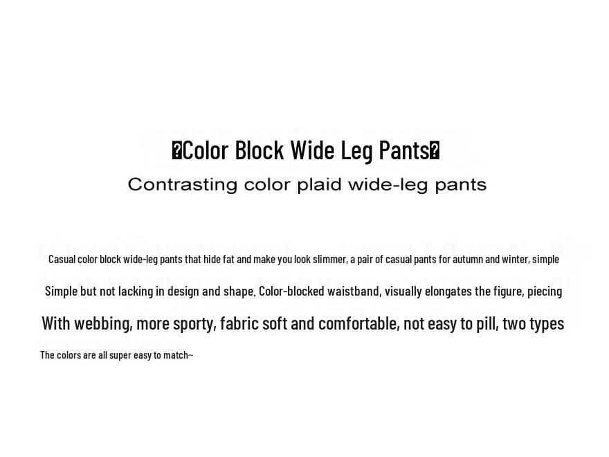 MJ STYLE Women's Side Stripe High-Waist Wide-Leg Sweatpants