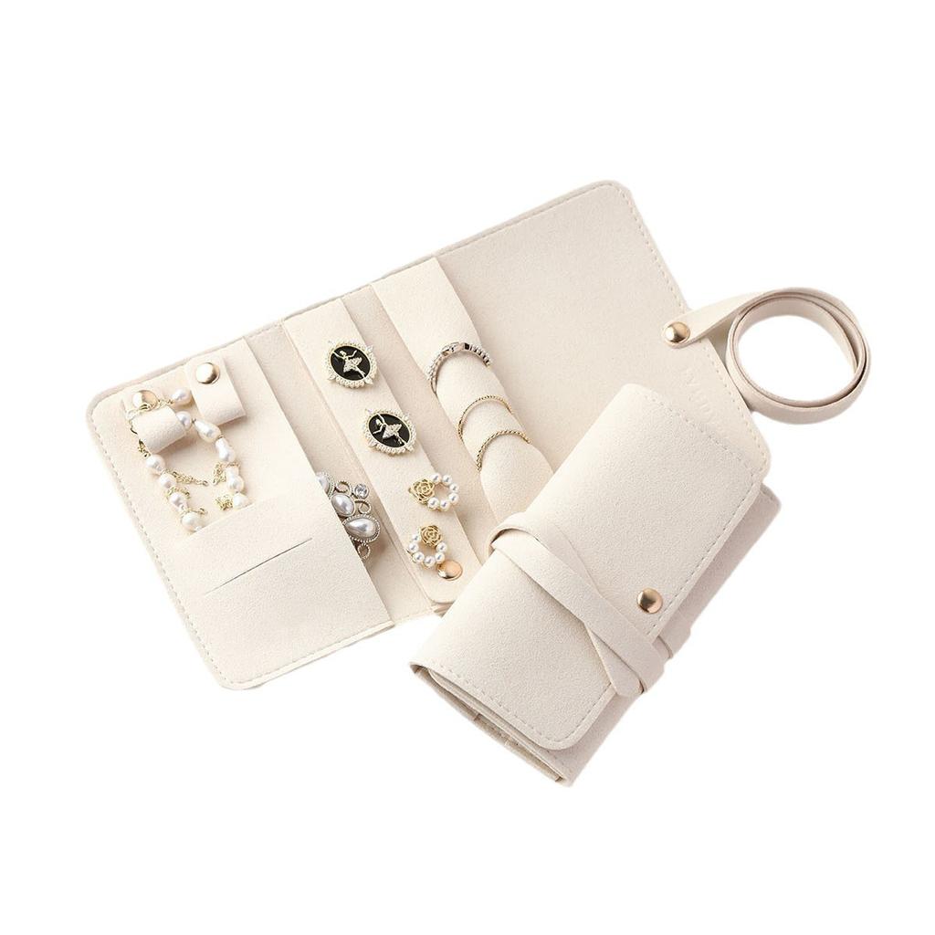 Lightweight Jewelry Organizer Roll Waterproof Foldable Travel Storage Bag for Women Girls Necklaces Rings Earrings Bracelet 2025