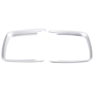 Adesivo Decorativo de Moldura da Tampa do Interruptor dos Faróis para BMW Série 1 2 3 4 X5 X6 F20 F22 F30 F32 Prata