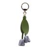 Stylish Tulip Keychain PU Leather Alloy Durable Accessory Elegant Floral Key Ring For Bags Backpacks Gift Idea