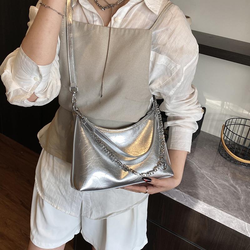Premium Underarm Dumpling Bag Women's New Trendy Fashion Chain Shoulder Bag Casual Messenger Bag