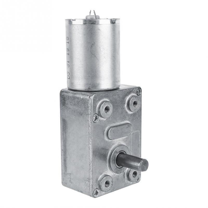 Reduction Motor 2RPM Reversible High Torsion Turbo Worm Geared Motor DC 12V Gear Metal Motor Reduction Motor 2RPM Reversible High Torsion Turbo Worm Geared Motor DC 12V Gear Metal Motor