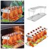With Drip Tray Chicken Leg Rack Folding Chicken Leg Wing Grill Rack  Barbecue Accessories