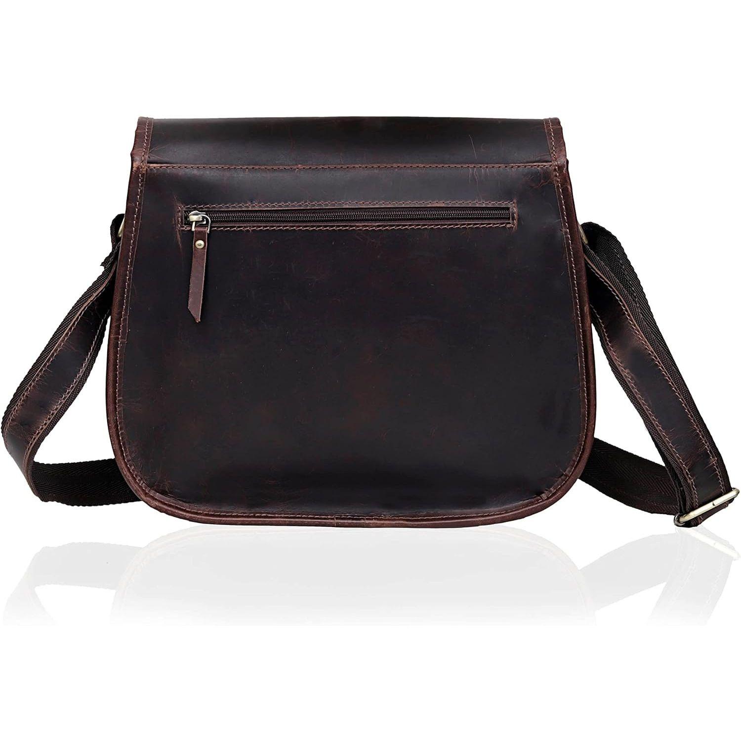 Кожаные женские сумки через плечо — фото 5