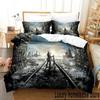 Stampa 3D Gioco Metro Exodus Set Biancheria da Letto Copripiumino Set Letto Coperta Federa Piumone King Queen Size Bambini Adulti Biancheria da Letto