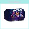 Kpop Demon Hunters Double Layer Pencil Case With Polyester Material For School And College
