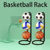 Multi-Function Ball Rack: Basketball, Football & Volleyball Storage for Kids' Rooms