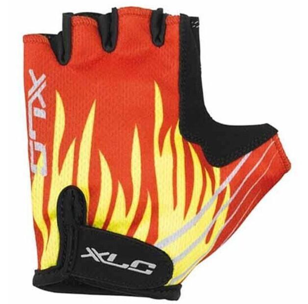 Велосипедные перчатки XLC Cg-s08 Kids (желтый/красный) EU 5