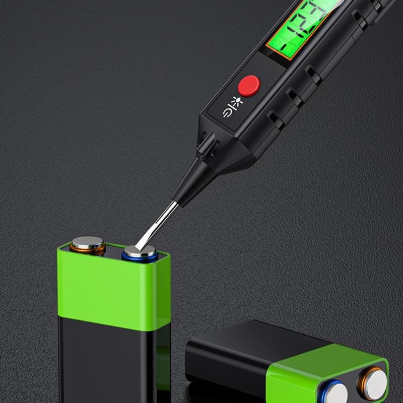 Multifunktioneller berührungsloser Spannungsdetektorstift mit LED-Anzeige und ergonomischem Griff Taschenlampen Schaltungstester Werkzeug