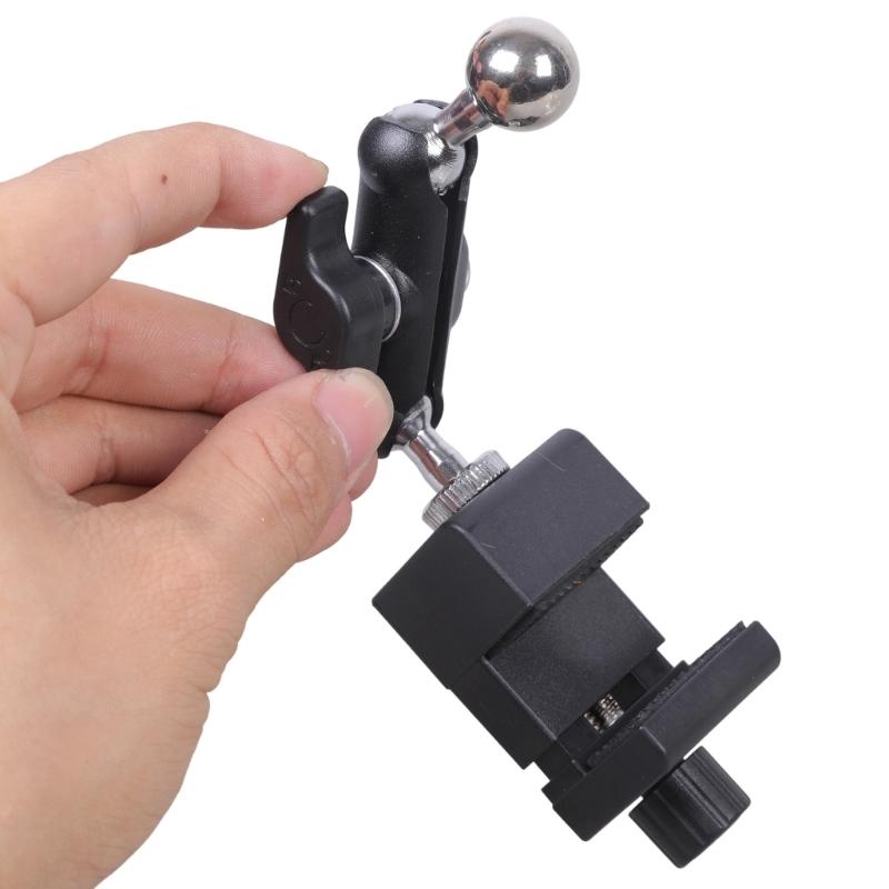 Double 1/4 Inch Screw Mount Clamp Bracket Suitable for Camera Tripods Phone Holders Navigation Mounts 48mm Thick Support