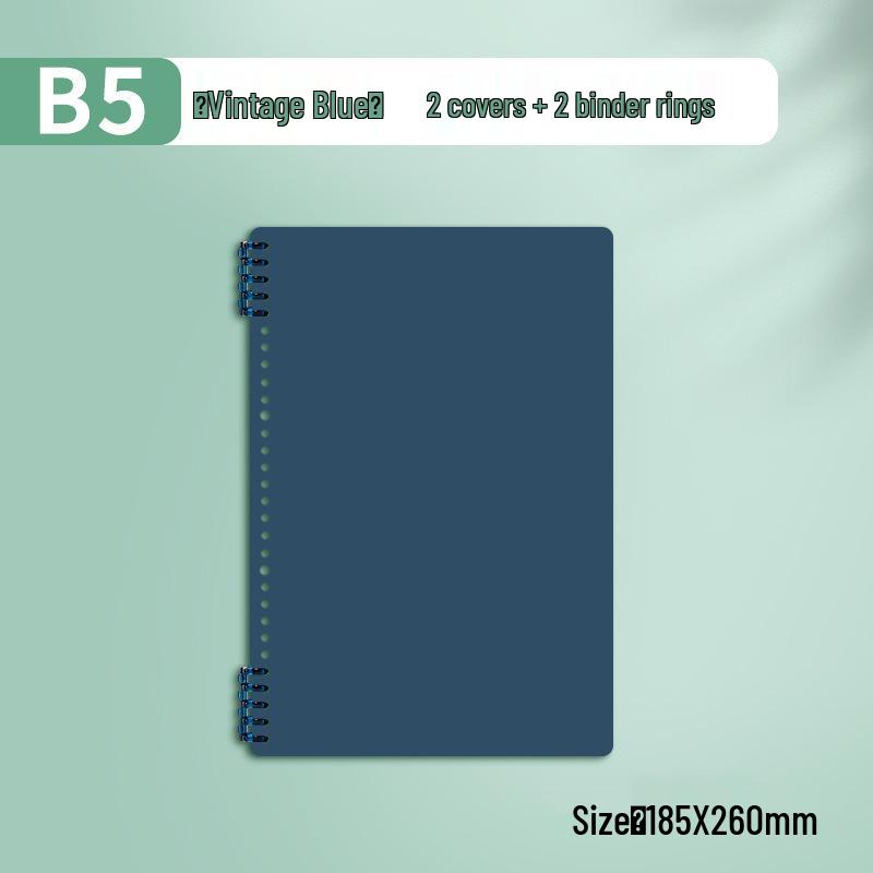 B5 Loose-Leaf Durable Notebook: Thick, Comfortable, Perfect for Students
