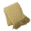 American Style Jacquard Knit Throw, Bed Runner & Sofa Blanket for Autumn/Winter