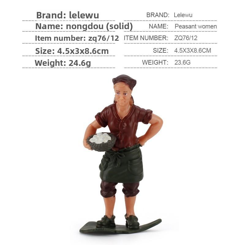 Simulated Diver Veterinarian Farmer Worker Postal Worker Toy Model Ornament For Collectors And Play