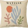 Modern Ins Style Pink Girl's Heart Pillow Case Nordic Linen Cushion Sofa Bedside Pillow