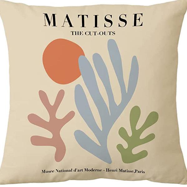 Modern Ins Style Pink Girl's Heart Pillow Case Nordic Linen Cushion Sofa Bedside Pillow
