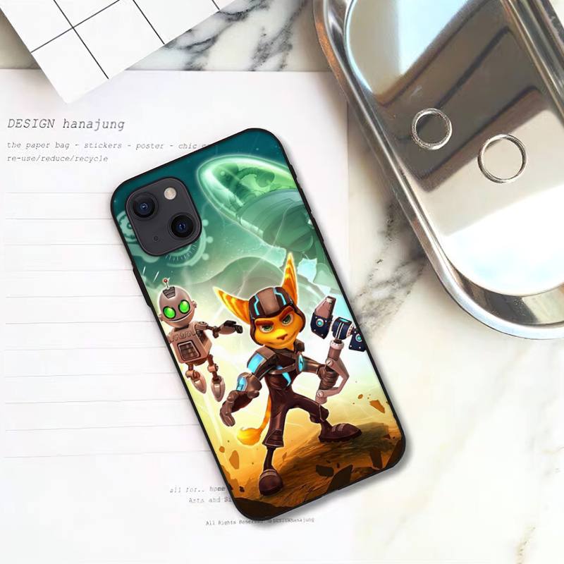 

Чехол для телефона Ratchet Clank PS5 для iPhone 11 12 Mini 13 Pro XS Max X 8 7 6s Plus 5 SE XR Shell iphoneSE2020