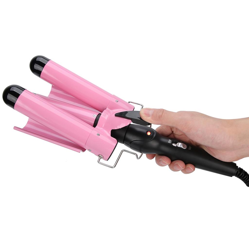 3 Barrel Curling Iron Wand Adjustable Hair Curler Waver Crimper Hair Styling Tool