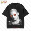 Eén keer gewassen 1994 Natural Born Killers Woody Oliver Stone Film Vintage Oversized T-shirt Tee 93f5