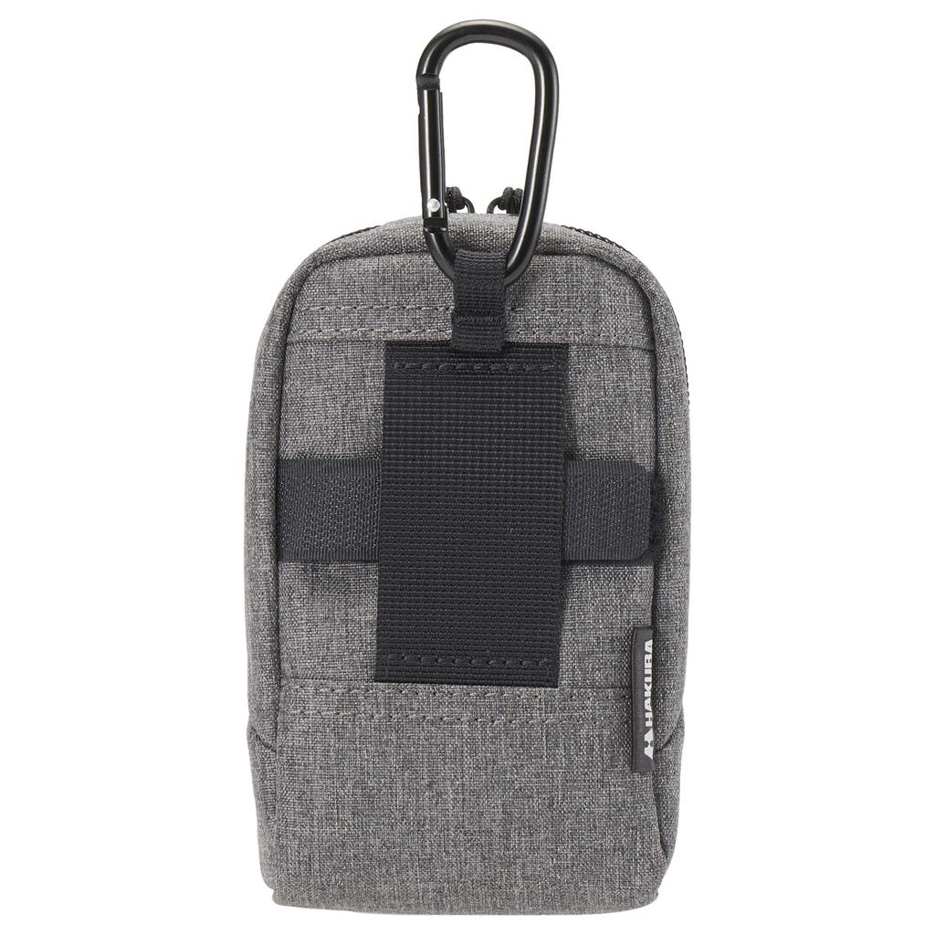 HAKUBA Camera Case Plus Shell City 04 Camera Pouch M Zipper Hook and Loop Fastener Fixable Gray SP-CT04-CPMGY