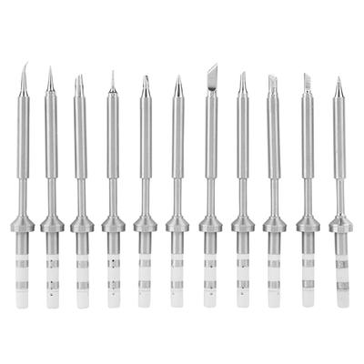 Mini Edelstahl Lötkolbenspitzen Ersatz für TS100 Lötkolben (11-teiliges Set)