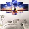5 Pieces Modern Canvas Wall Art Poster Painting Anime Attack On Titan Wallpaper Picture Print Home Decor Living Room Cool Mural