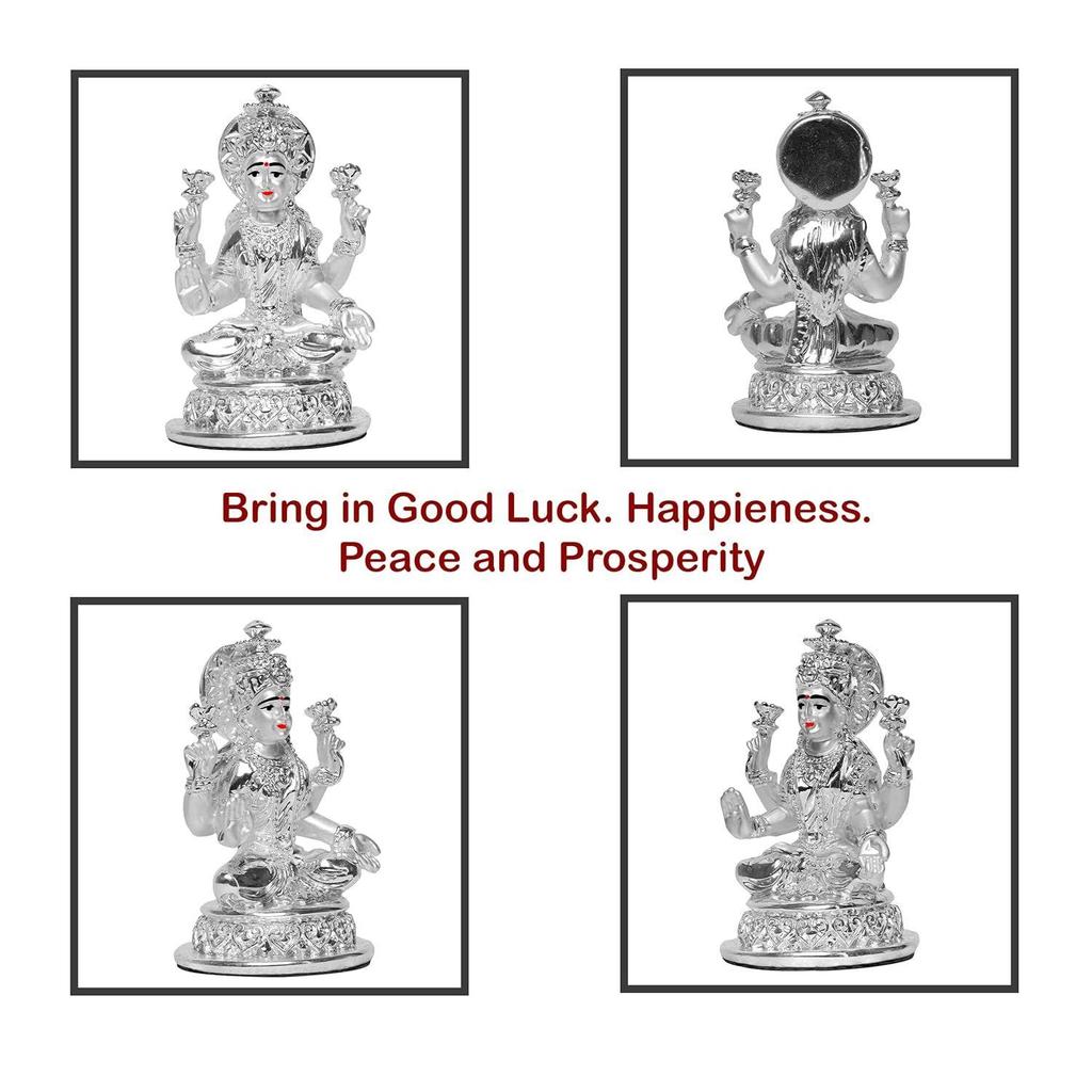 Lakshmi Idol for Home Decor Sculpture of Maa Lakshmi Figurine Idol for Home, Office, Temple and Table Decoration Religious Idol