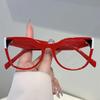 Oversized Cat Eye Glasses Women New Fashion Patchwork Rim Optical Frames Chic Brand Design Blue Light Blocking Eyeglasses