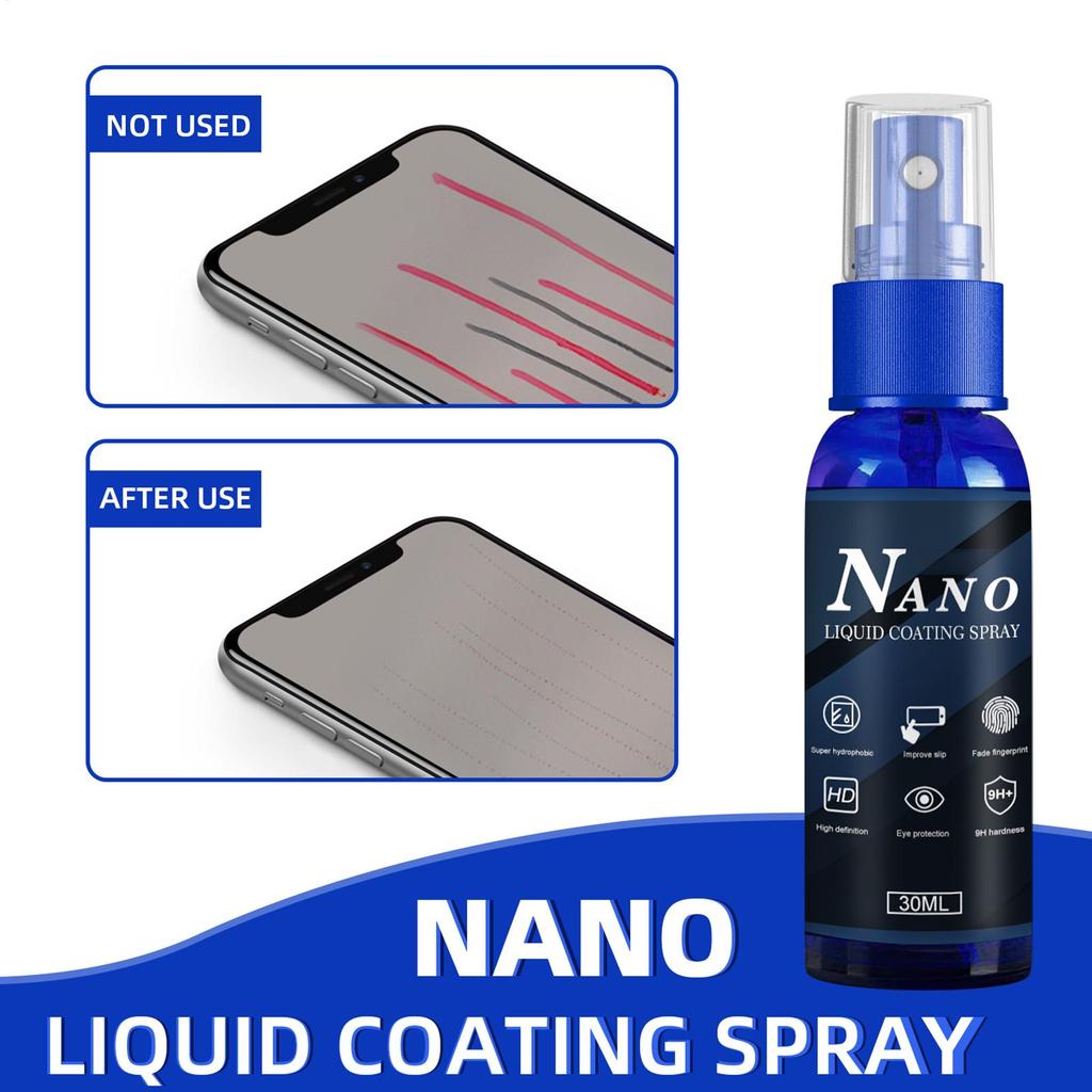 Phone Coating Spray Liquid Protector Screen Film Oleophobic Anti-Fingerprint Phone Accessories 30ml Screen Spray