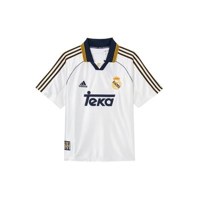 adidas Maglia Casa Real Madrid 99/00 Bianca Uomo Top JJ3801