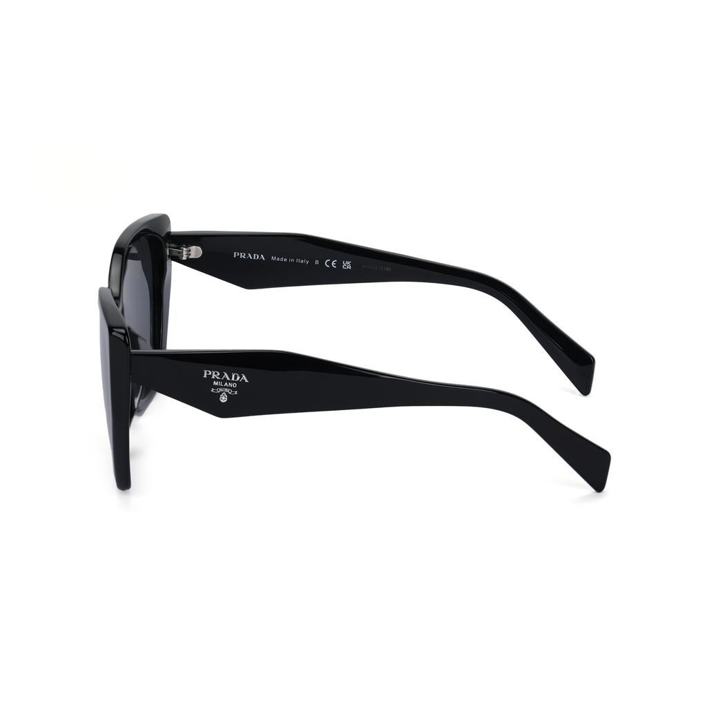 Prada Irregular Frame Sunglasses Women sunglasses Black 0PR19ZSF1AB5S056