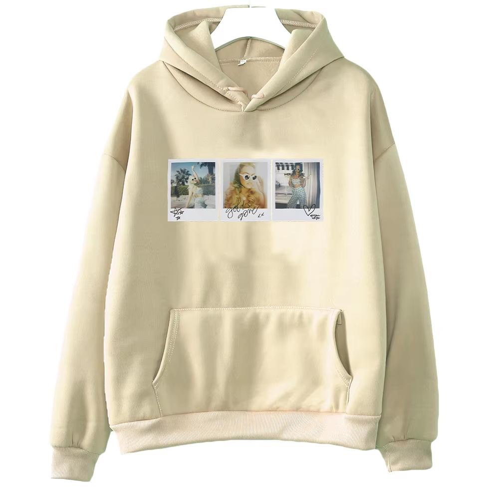 Mikina s kapucí Freya Skye Polaroid Graphic Print Hoody Pánská Dámská Streetwear Hip Hop Harajuku Y2K Móda Pulovr Volná Ležérní Oversized Dlouhý rukáv