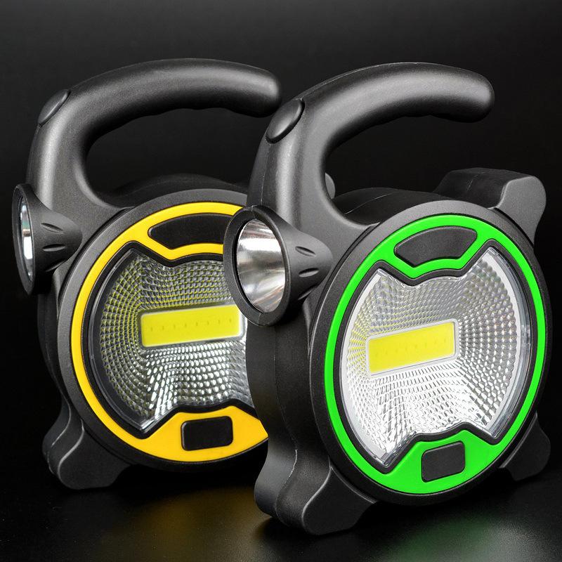1pc COB Arbeitslampe LED tragbare Laterne wasserdicht Notfall Flutlicht für Camping Licht