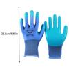 Working Gloves Polyester Grey Latex Glove Wostar Protective For Work Garden Durable Non-Slip Waterproof Gardening Gloves