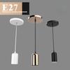 1PC Modern Simplicity Led Base Pendant Lights E27 Lamp Holder Socket for Home Lighting Bulb