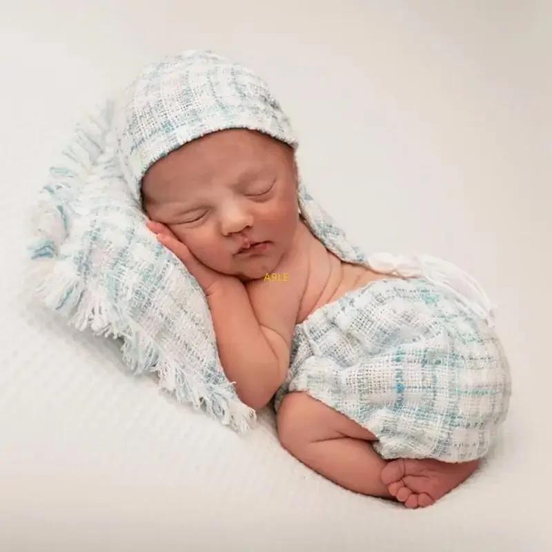 Europäisch-Amerikanisches Neugeborenen-Fotografie-Requisiten-Set 22cm 15cm Größe Säuglingskissen-Rahmen Junge Mädchen Studioaufnahme Hilfsmittel Ausrüstung