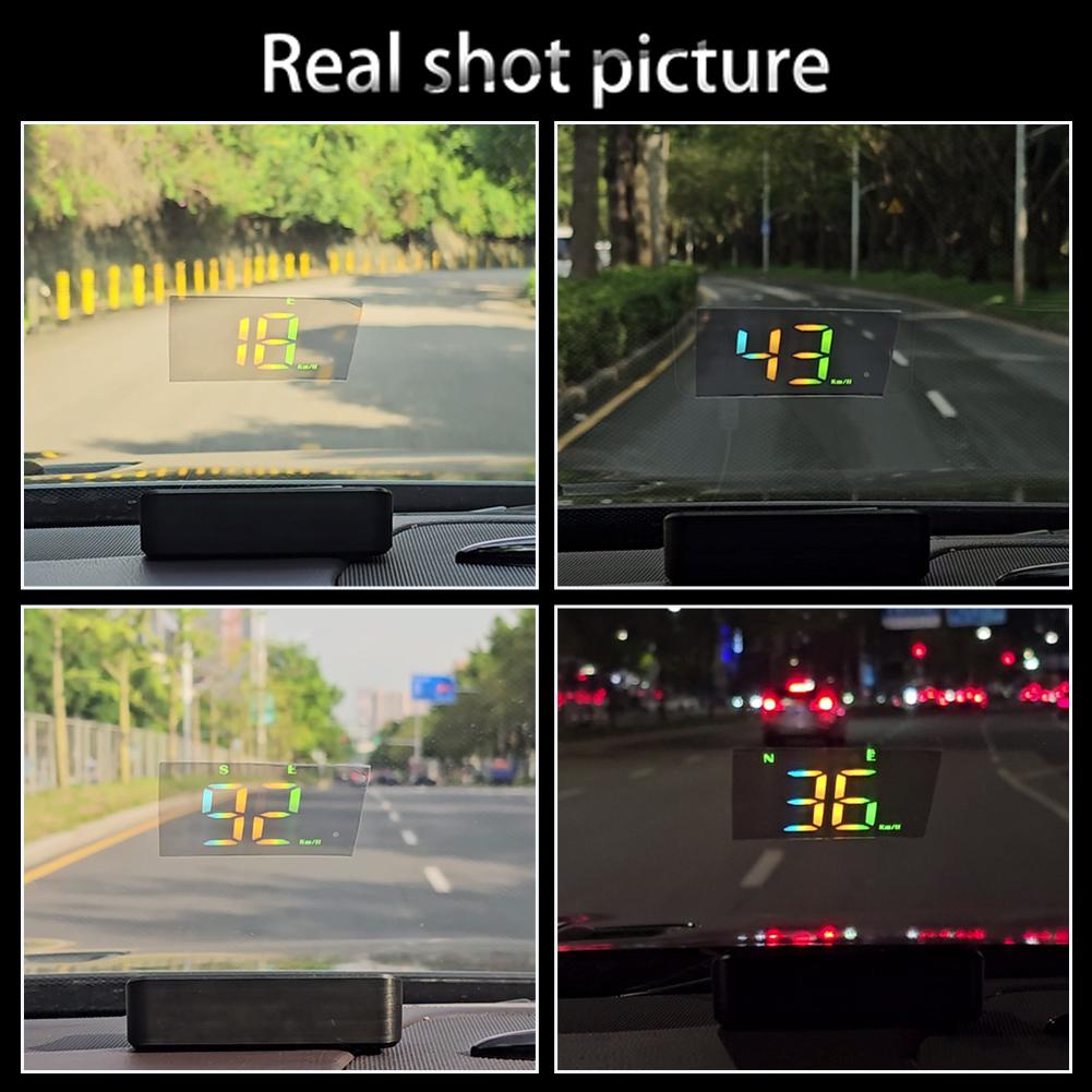 New Head Up Display for Car HUD M2S,Windshield Speedometer Projector with Speed, Automatic Light Sensing,Mile Speed Unit Display