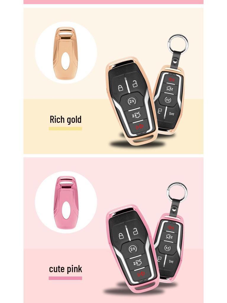 Soft Rubber Protective Cover for Ford Lincoln MKX, Mustang, MKZ, Taurus, MKC Remote Key