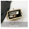 Women's 2025 Korean Style Casual Fashion Crossbody Shell Handbag with Chain Strap