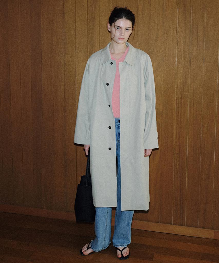 108POUND Cove Raglan Trench Coat_Beige