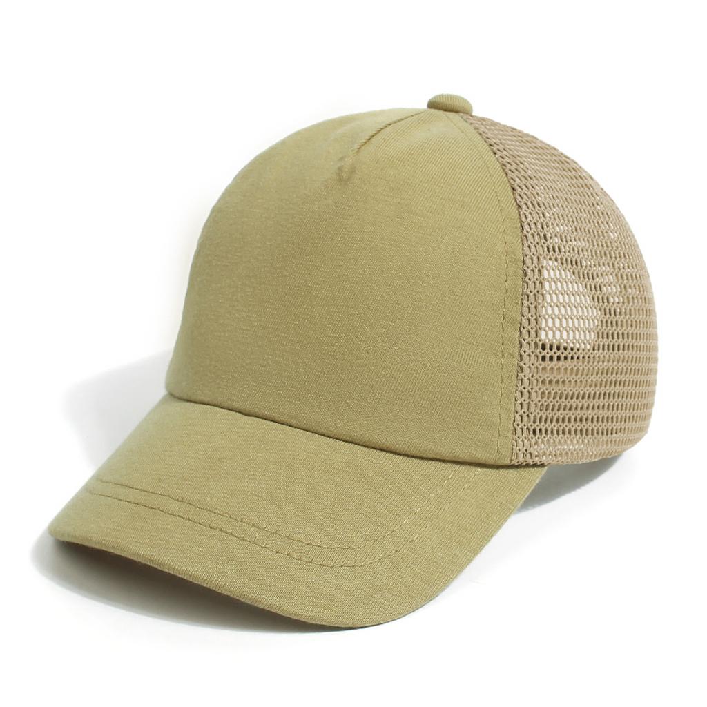 Kids' Baseball Caps Summer Boys' and Girls' Solid Color Sun Block Visor Outdoor Casual Cap Net Cap