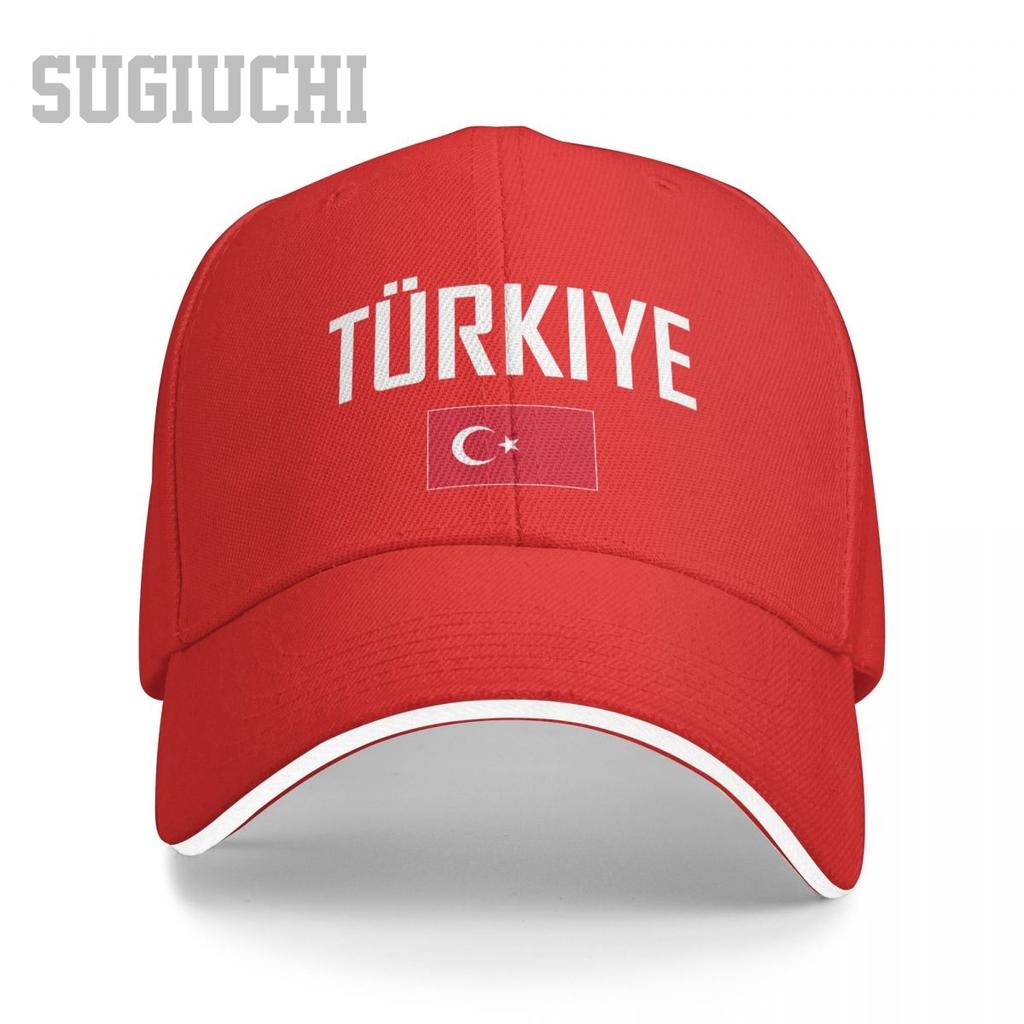 Unisex Sandwich TuRKIYE Turkey Flag And Font Baseball Cap Unisex Women Hip Hop Caps Snapback Golf Hat Fishing