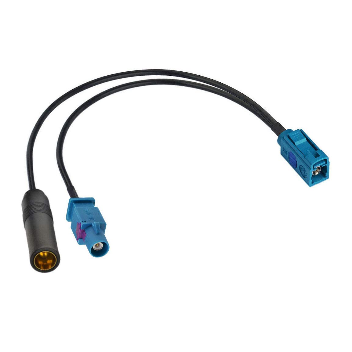 

Bingfu Car Stereo Head Unit FM AM Radio Satellite Radio Antenna Adapter Wire Fakra