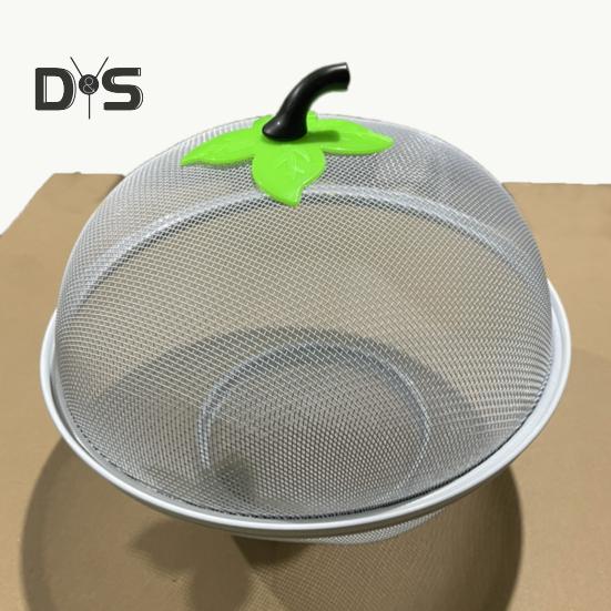 Fruit Bowl Vegetable Basket 24/28cm Metal Mesh Bowl for Washing Fruits Vegetables Snacks Tabletop Decorative Holder Kitchen Cafe Restaurant Home Use
