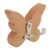Holz Schmetterling Wandhaken Holz Wandmontierter Kleiderbügel für Mantel Kleidung Hut Handtuch