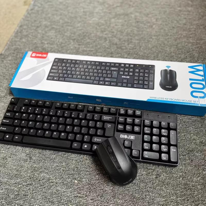 AOC KM210 Silent Waterproof Wireless Mouse & Keyboard Set – Power-Saving for Home & Gaming.