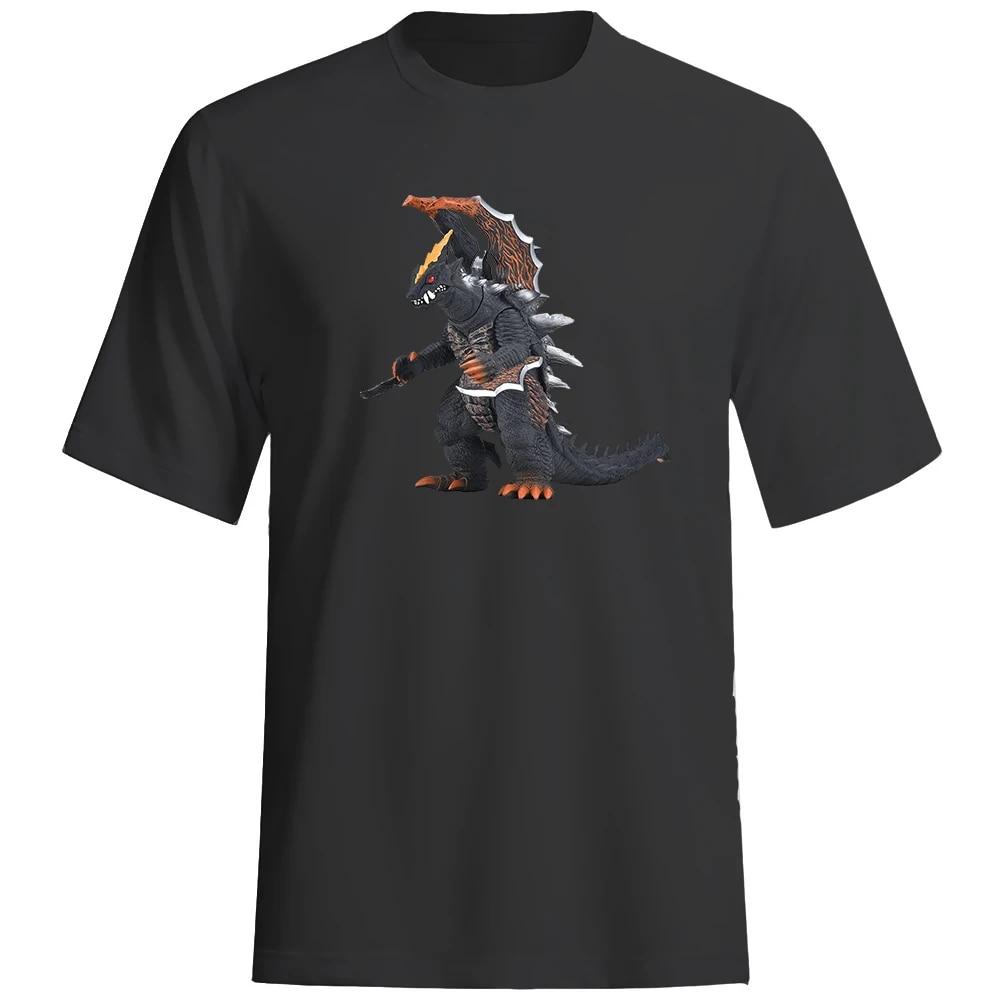 Мужские летние футболки большого размера для взрослых и отдыха на открытом воздухе с модным 2D принтом «монстр» и круглым вырезом, свободные и удобные S темно-синий