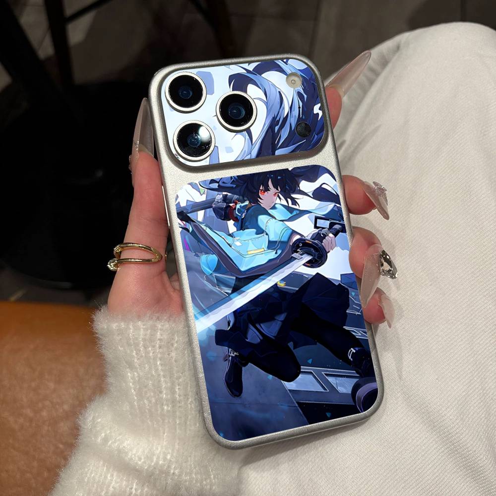 Classic Girl H-Hoshimi Miyabi For IPhone 17 Pro 17 Pro Max Rear Skin Wrap Decal Protective Sticker