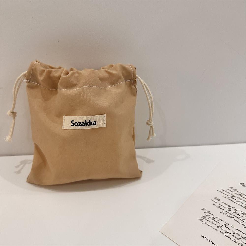 Trendy Small Oxford Drawstring Storage Bag Ideal For Daily Use With Charming Colors And Soft Fabric